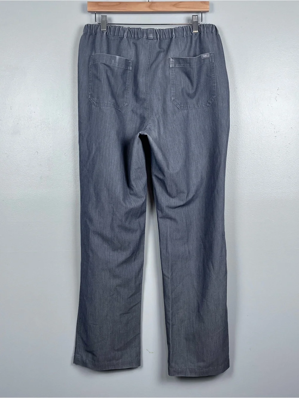 Figs Men's Technical Collection Pisco Graphite Drawstring Scrub Pants Size M